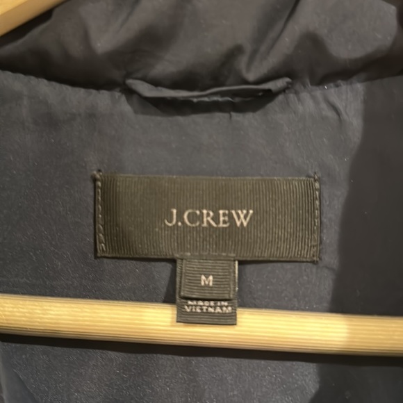 J.CREW puffer vest Navy size medium - Picture 4 of 4